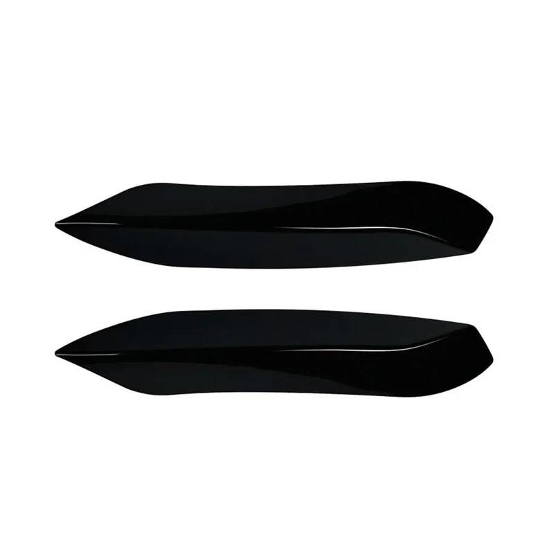 Auto Spoilerlippe Für F80 F82 F83 Für M3 Für M4 2014-2020 Glanz Schwarz Front Stoßstange Lip Splitter Canards Spoiler Nebel Licht Lampe Augenbraue Rahmen Abdeckung Auto-Frontspoiler(Up) von KUVIEZ