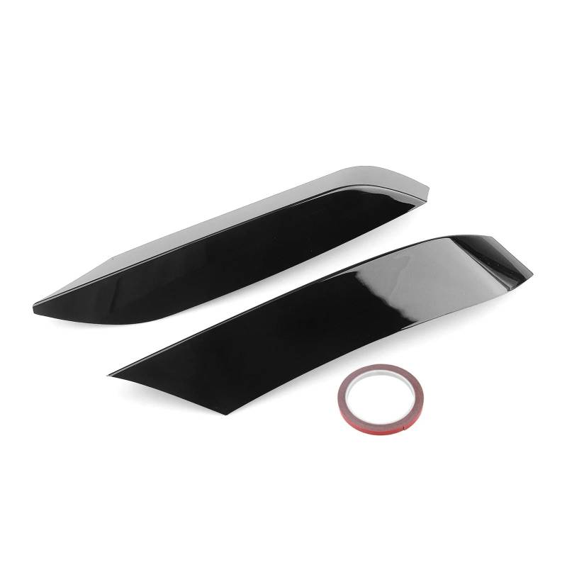 Auto Spoilerlippe Für F80 Für M3 F82 F83 Für M4 2014-2019 EIN Paar Frontstoßstange Air Vent Splitter Trim Ansaugrahmen Obere Seitenspoilerabdeckung Canard Auto-Frontspoiler(Glossy Black) von KUVIEZ