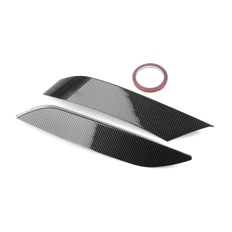 Auto Spoilerlippe Für F80 Für M3 F82 F83 Für M4 2014-2019 EIN Paar Frontstoßstange Air Vent Splitter Trim Ansaugrahmen Obere Seitenspoilerabdeckung Canard Auto-Frontspoiler(Kohlefaser-Stil) von KUVIEZ