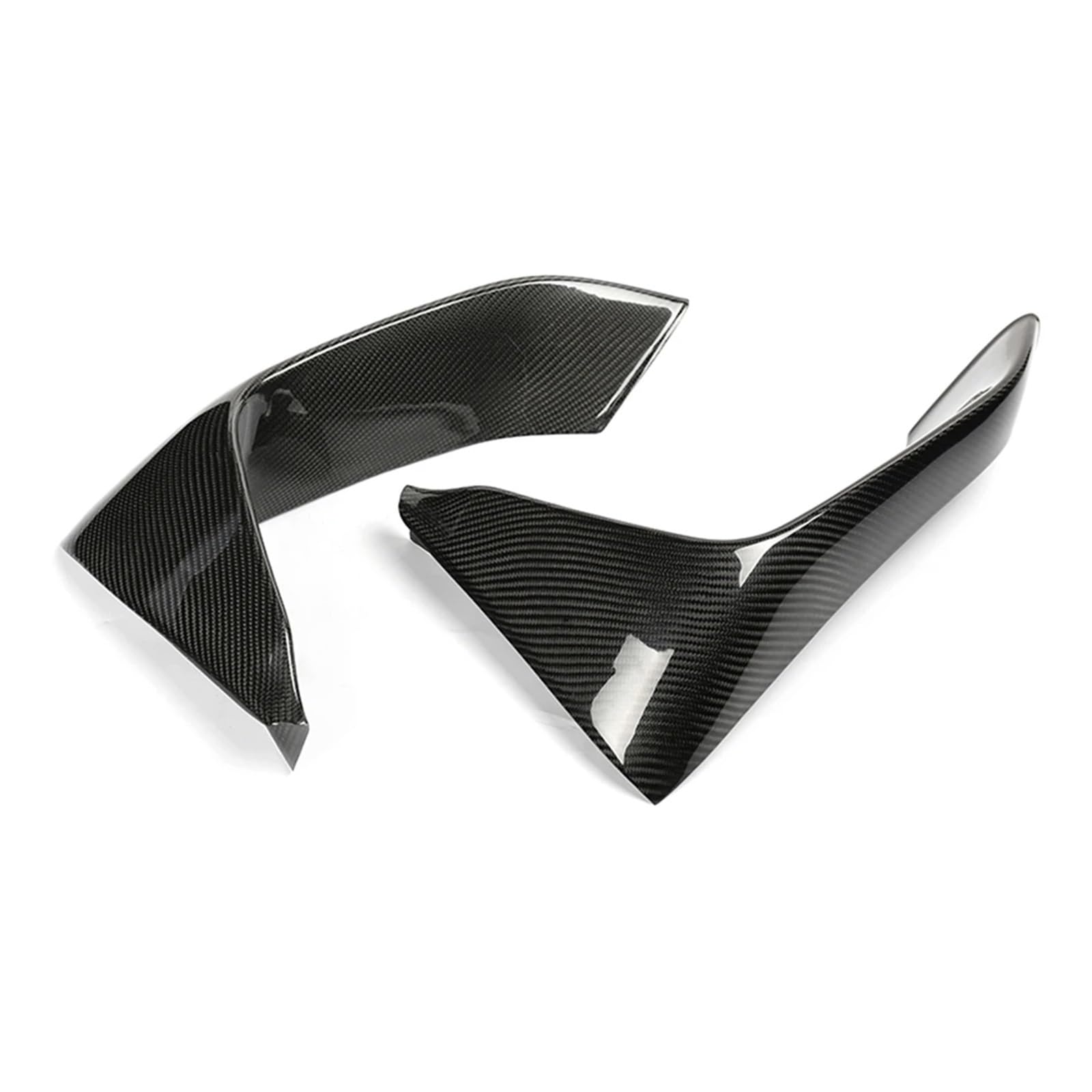 Auto Spoilerlippe Für F80 Für M3 F82 Für M4 F83 2014 2015 2016 2017 2018 2019 2020 Carbon Fiber Front Bumper Seite Splitter Abdeckung Nebel Untere Trim Lip Auto-Frontspoiler von KUVIEZ