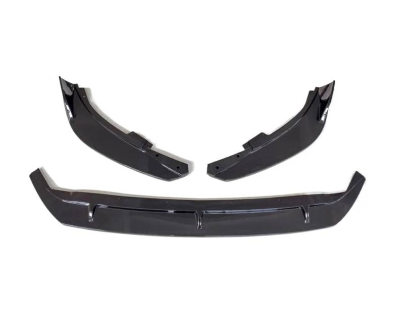 Auto Spoilerlippe Für Ford Für Focus 4th Gen Mk4 Für ST-Linie 2018 2019 2020 2021 ABS Auto Front Stoßstange Splitter Lip Diffusor Spoiler Schutz Körper Kits Auto-Frontspoiler(Glossy Black) von KUVIEZ