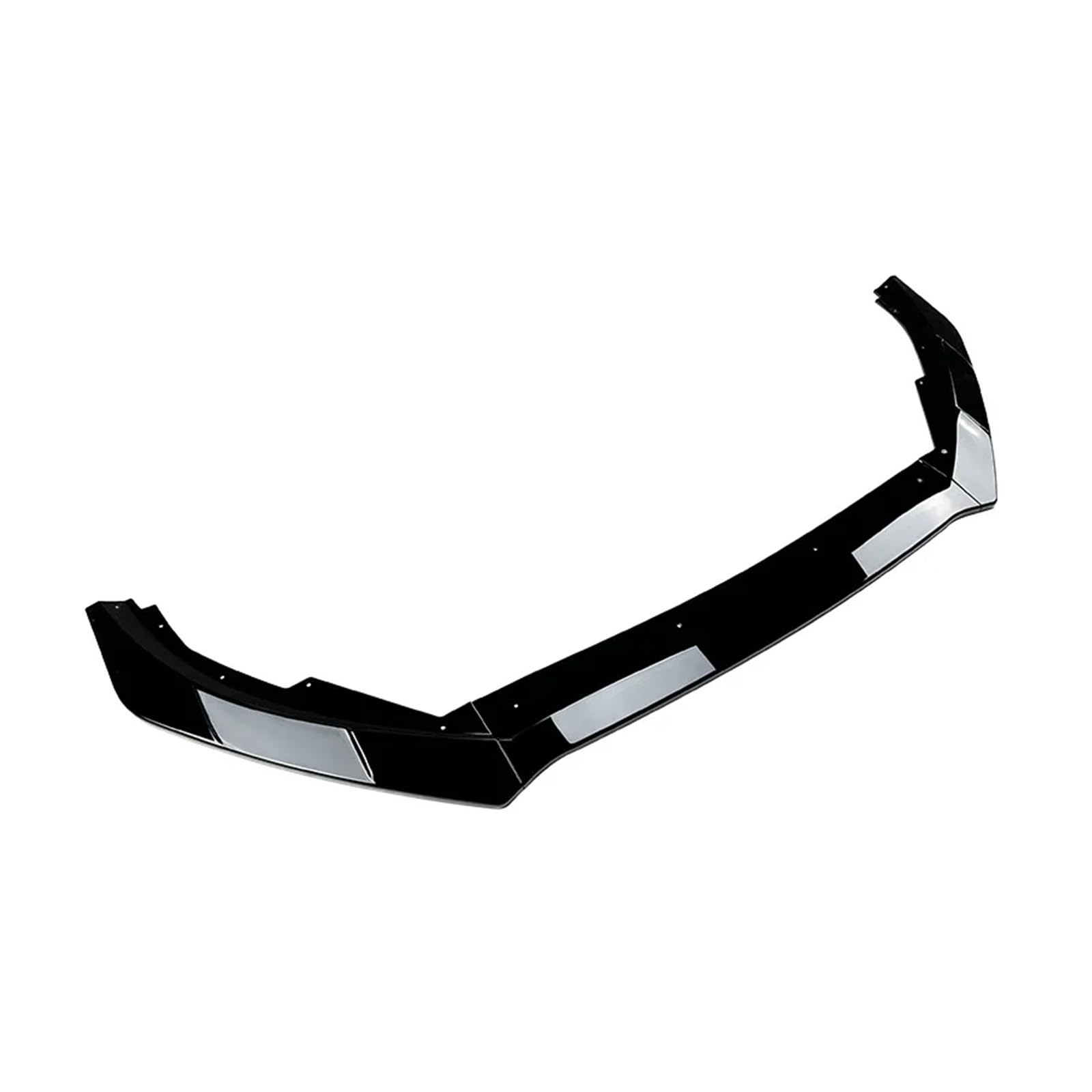 Auto Spoilerlippe Für Ford Für Focus MK4 ST Für Linie 2019-2022 Auto Vorderen Stoßfänger Diffusor Außen Schutz Abdeckung Änderung DREI Bühne Front Lip Spoiler Auto-Frontspoiler(Gloss Black) von KUVIEZ