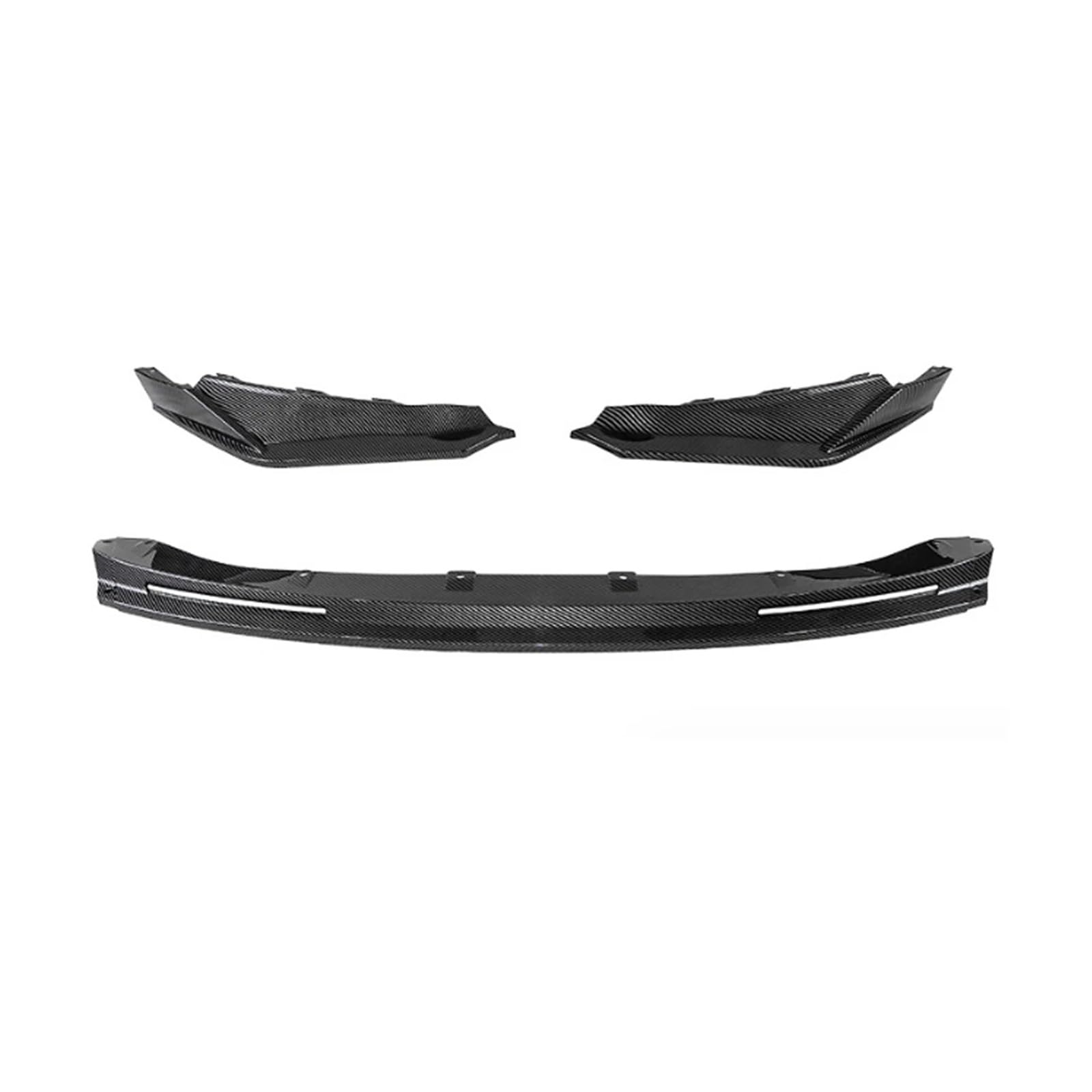 Auto Spoilerlippe Für Für M3 G80 Für M4 G82 2021 2022 2023+ Glanz Schwarz Frontschürze Lip Spoiler Diffusor Splitter Körper Kit Schürzen Abdeckung Schutz Trim Auto-Frontspoiler(Carbon Look) von KUVIEZ