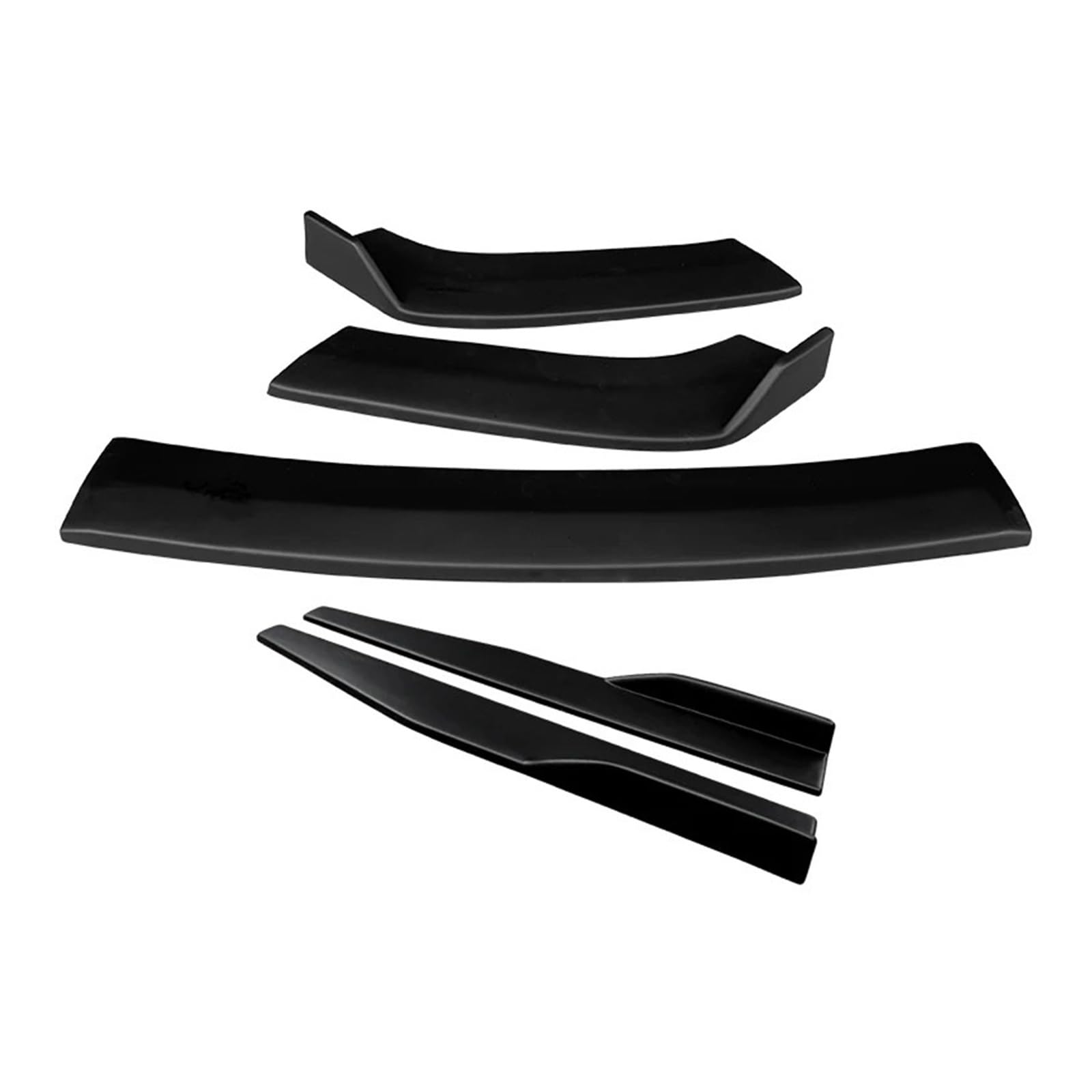 Auto Spoilerlippe Für Für X1 F48 2016 2017 2018 2019 Auto Front Stoßstange Splitter Lip Spoiler Seite Rock Rocker Splitter Winglet Flügel Diffusor Zubehör Auto-Frontspoiler(Matte Black B) von KUVIEZ