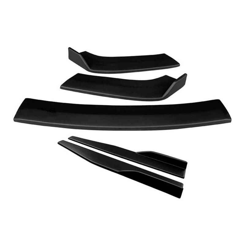 Auto Spoilerlippe Für Für X1 F48 2016 2017 2018 2019 Auto Front Stoßstange Splitter Lip Spoiler Seite Rock Rocker Splitter Winglet Flügel Diffusor Zubehör Auto-Frontspoiler(Matte Black B) von KUVIEZ