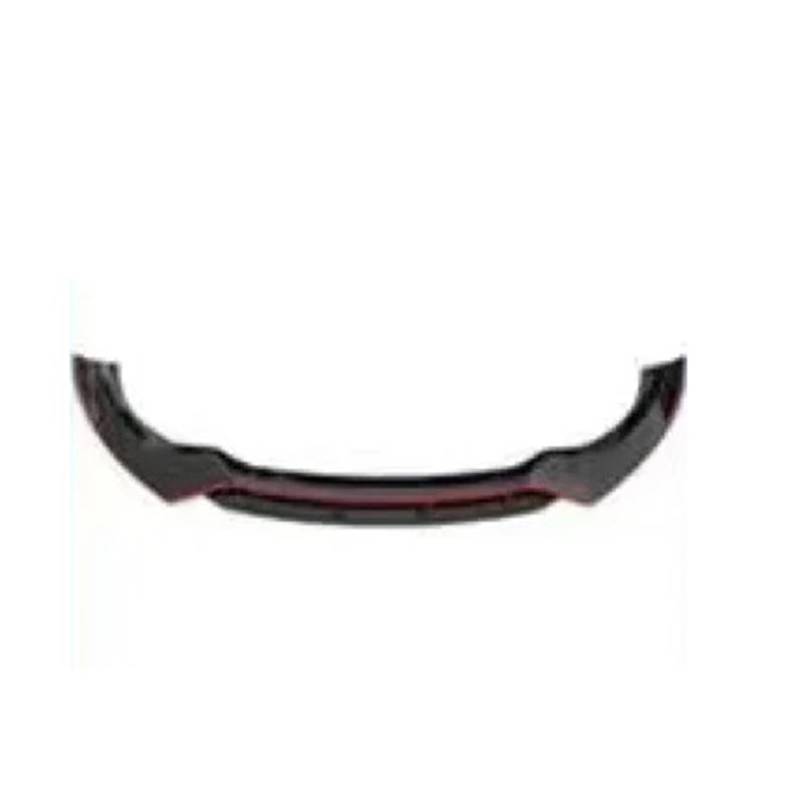 Auto Spoilerlippe Für Für X3 Für X4 M40 G01 G02 2017-2021 Sport Auto Vorderen Stoßfänger Lip Body Kit Außen Trim Canard Lip Splitter Zubehör Benutzerdefinierte Auto-Frontspoiler(Black red) von KUVIEZ