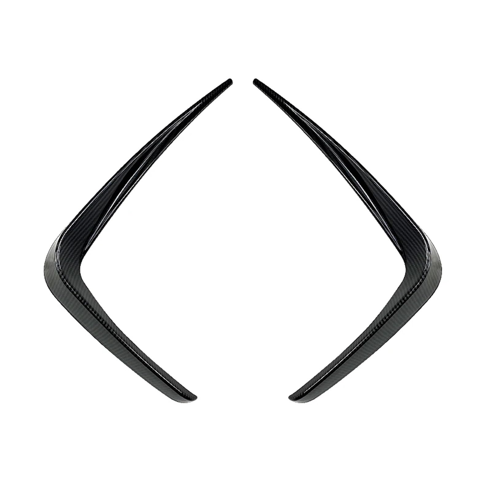 Auto Spoilerlippe Für G20 G28 318i 320i 325i 330i 330d 330e 2019 2020 2021 Auto Vorderen Stoßfänger Lip Spoiler Nebel Lampe Abdeckung Trim Grille Body Kit Auto-Frontspoiler(Carbon Look) von KUVIEZ