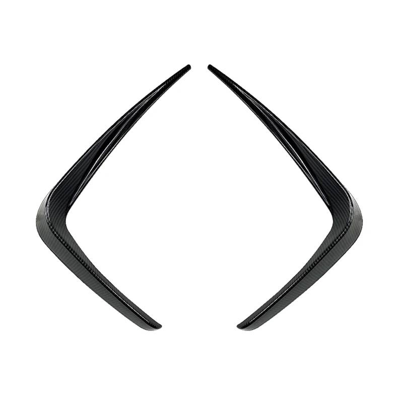Auto Spoilerlippe Für G20 G28 318i 320i 325i 330i 330d 330e 2019 2020 2021 Auto Vorderen Stoßfänger Lip Spoiler Nebel Lampe Abdeckung Trim Grille Body Kit Auto-Frontspoiler(Carbon Look) von KUVIEZ