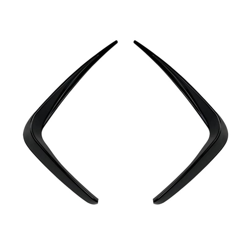 Auto Spoilerlippe Für G20 G28 318i 320i 325i 330i 330d 330e 2019 2020 2021 Auto Vorderen Stoßfänger Lip Spoiler Nebel Lampe Abdeckung Trim Grille Body Kit Auto-Frontspoiler(Glossy Black) von KUVIEZ