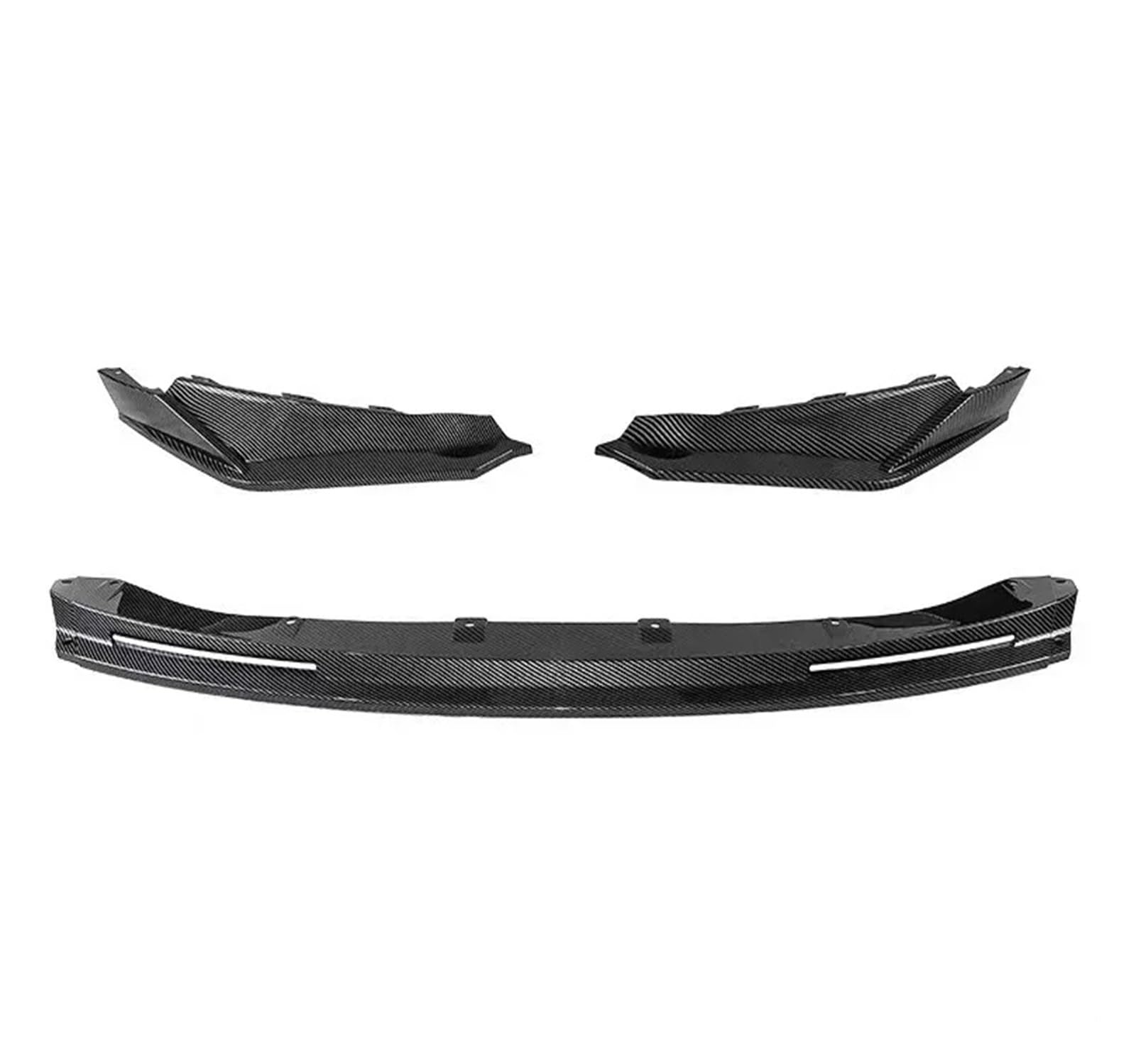Auto Spoilerlippe Für G80 Für M3 Für M4 G82 2021 2022 2023+ Glanz Schwarz Frontschürze Lip Spoiler Diffusor Splitter Körper Kit Schürzen Abdeckung Schutz Trim Auto-Frontspoiler(Carbon Look) von KUVIEZ