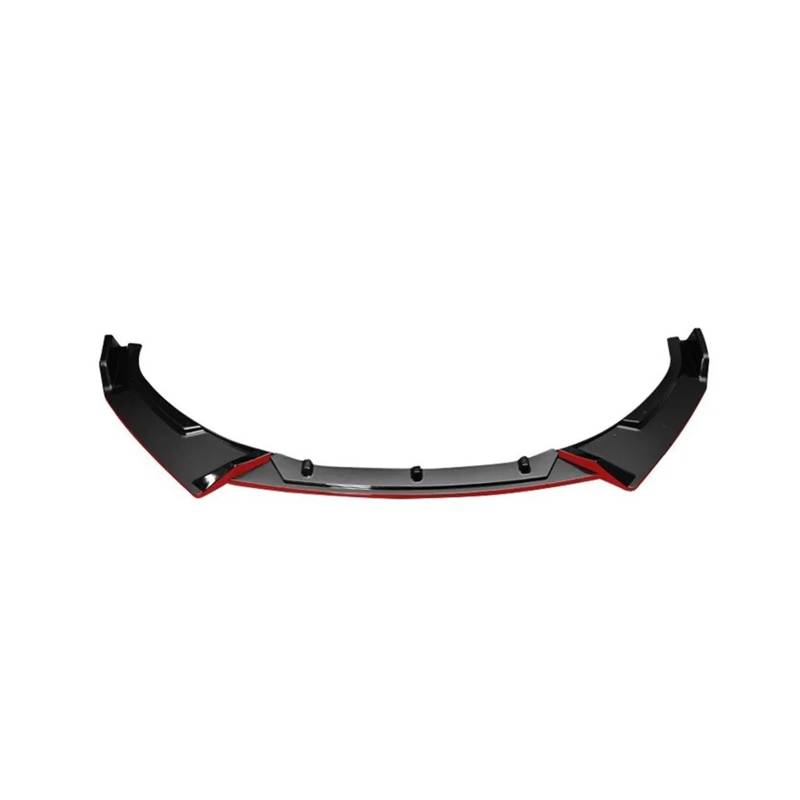 Auto Spoilerlippe Für Geely Für Vorwort Für Xingrui 2021 2022 2023 Splitter Frontschürze Spoiler Röcke Lip Hinten Diffusor Körper Kit Nachrüstung Zubehör Auto-Frontspoiler(Gloss Black - Red) von KUVIEZ