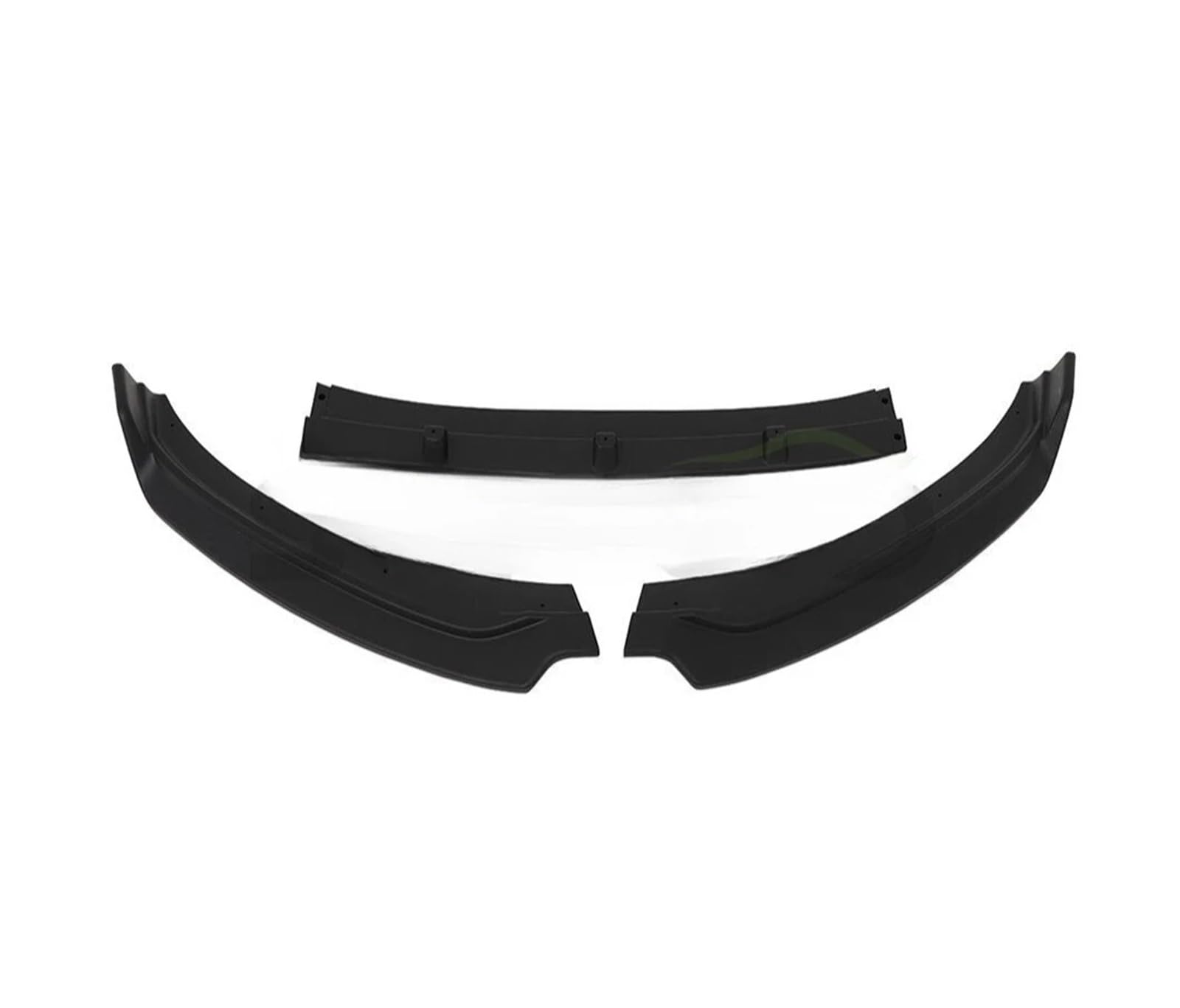 Auto Spoilerlippe Für Hyundai Für Elantra 2016-2020 Front Unteren Stoßfänger Spoiler Abdeckung Front Lip Klinge Splitter Auto Externe Ornament Zubehör Auto-Frontspoiler(Glossy Black) von KUVIEZ