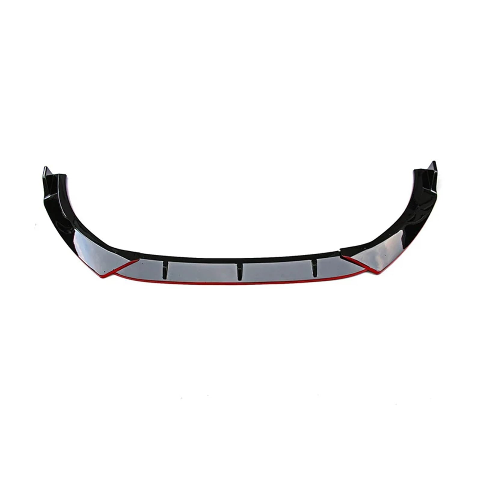Auto Spoilerlippe Für KIA Für K5 2020-2021 Auto Vorderen Stoßfänger Lip Spoiler Seite Splitter Körper Kits Wachen Deflektor Kinn Diffusor Schutz Tuning Auto-Frontspoiler(Black Red) von KUVIEZ
