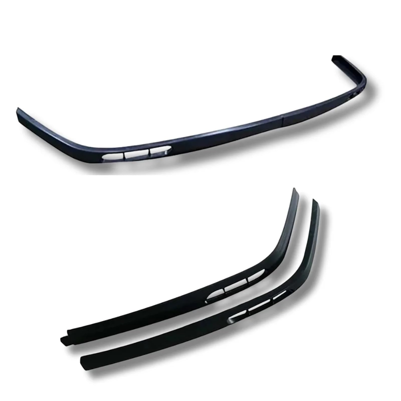 Auto Spoilerlippe Für Laguna 2 Stück Frontstoßstange Lip Body Kit Spoiler Splitter Diffusor ABS Kunststoff Professionelle Tuning-Teile Auto-Frontspoiler(A) von KUVIEZ