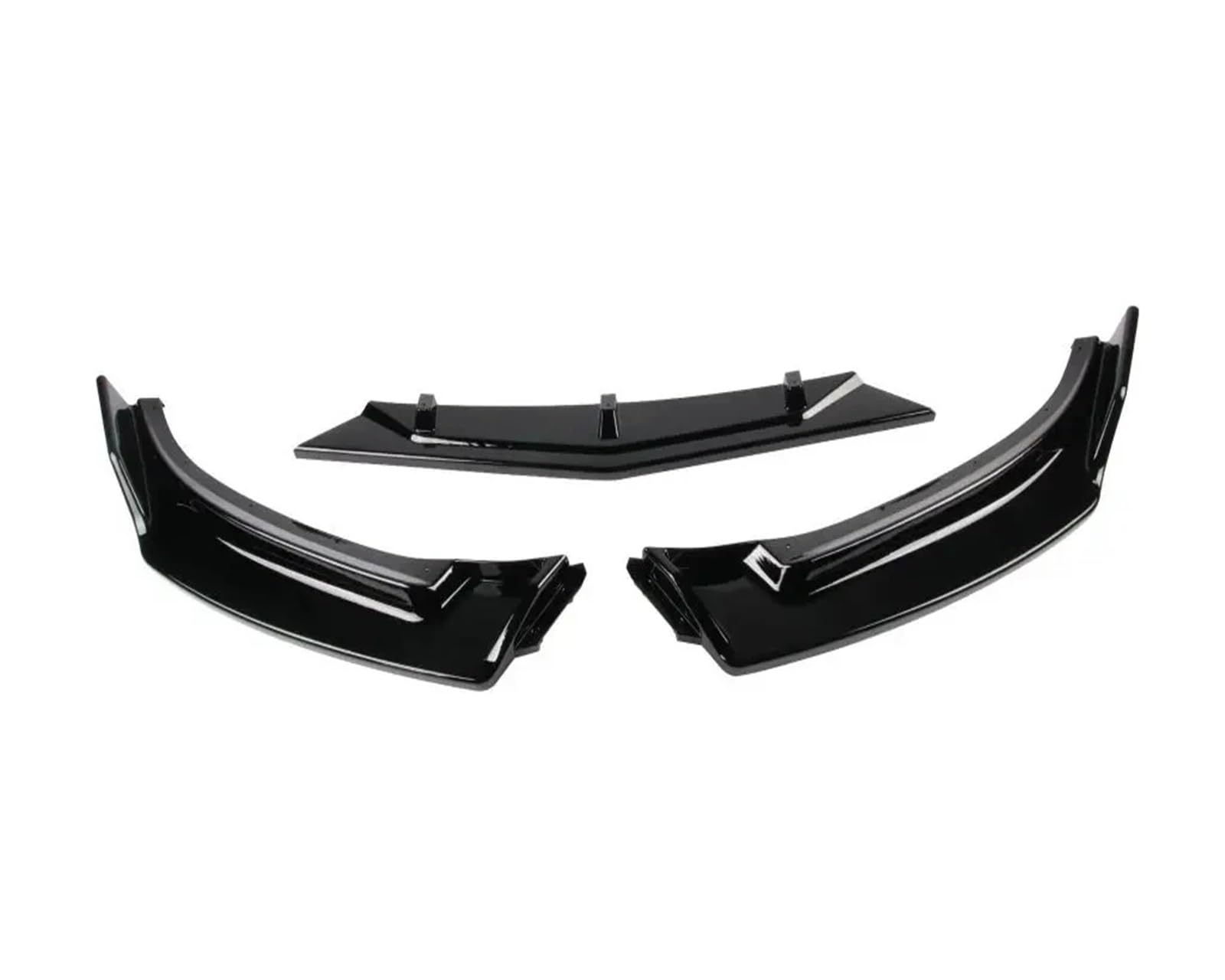Auto Spoilerlippe Für Mazda 3 Für Axela 2014 2015 2016 2017 2018 Auto Vorderen Stoßfänger Spoiler Lip Body Kit Stoßstange Diffusor Schutz Auto Teile Auto-Frontspoiler(Glossy Black) von KUVIEZ