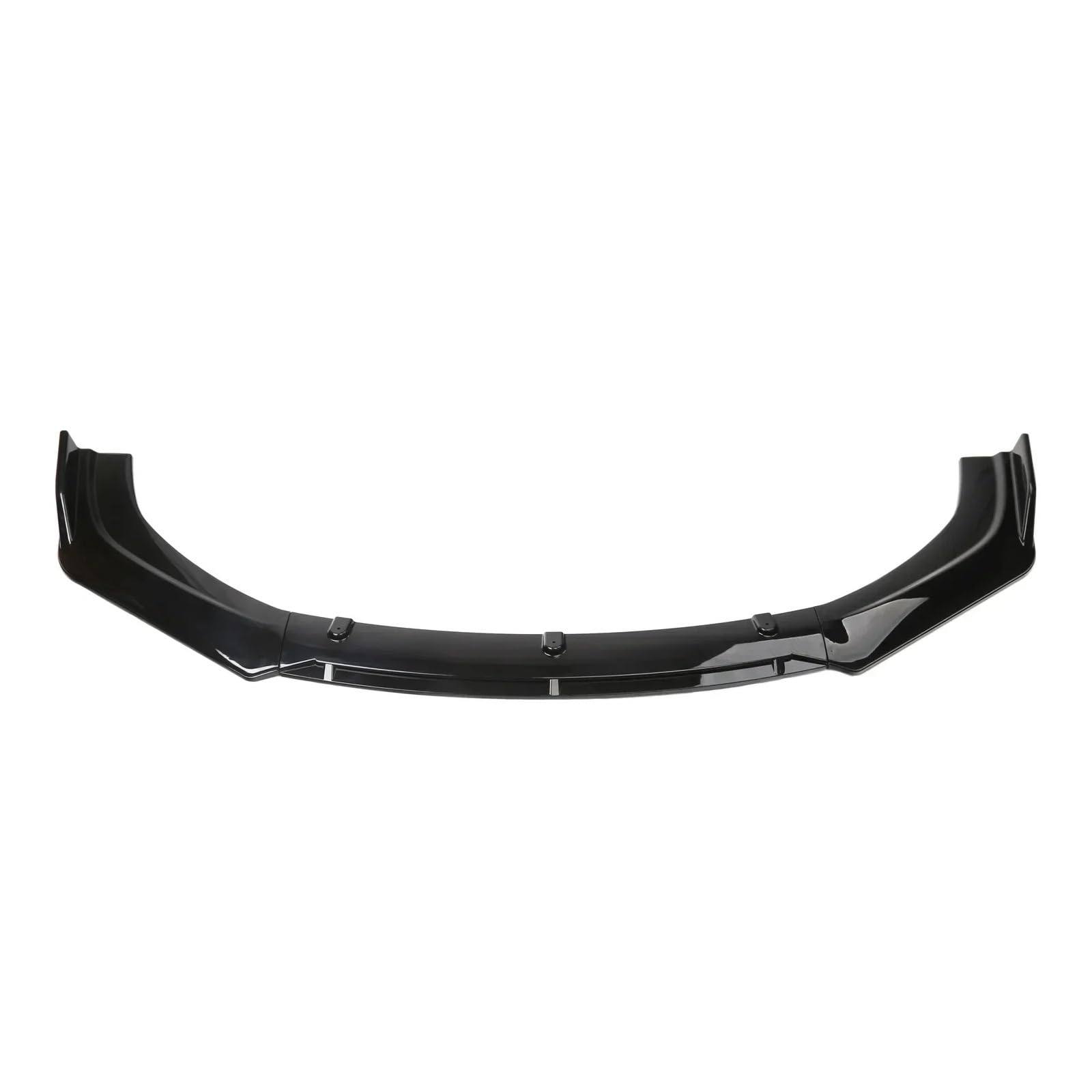 Auto Spoilerlippe Für Megane 4 2016 2017 2018 2019 2020 2021 2022 Auto Front Lip Splitter Körper Kit Kinn Spoiler Anti Kratz Diffusor Lip Trim Dam Auto-Frontspoiler(Glossy Black) von KUVIEZ