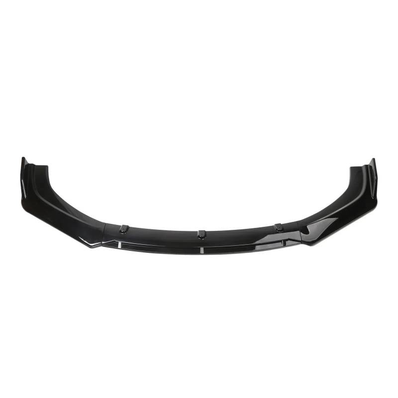 Auto Spoilerlippe Für Megane 4 2016 2017 2018 2019 2020 2021 2022 Auto Front Lip Splitter Körper Kit Kinn Spoiler Anti Kratz Diffusor Lip Trim Dam Auto-Frontspoiler(Glossy Black) von KUVIEZ