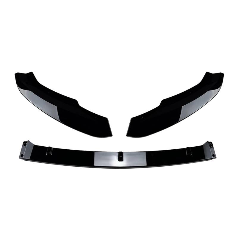 Auto Spoilerlippe Für Skoda Für Superb B8 2016 2017 2018 Auto Vorderen Stoßfänger Lip Spoiler Untere Klinge Splitter Auto-Frontspoiler(Gloss Black) von KUVIEZ