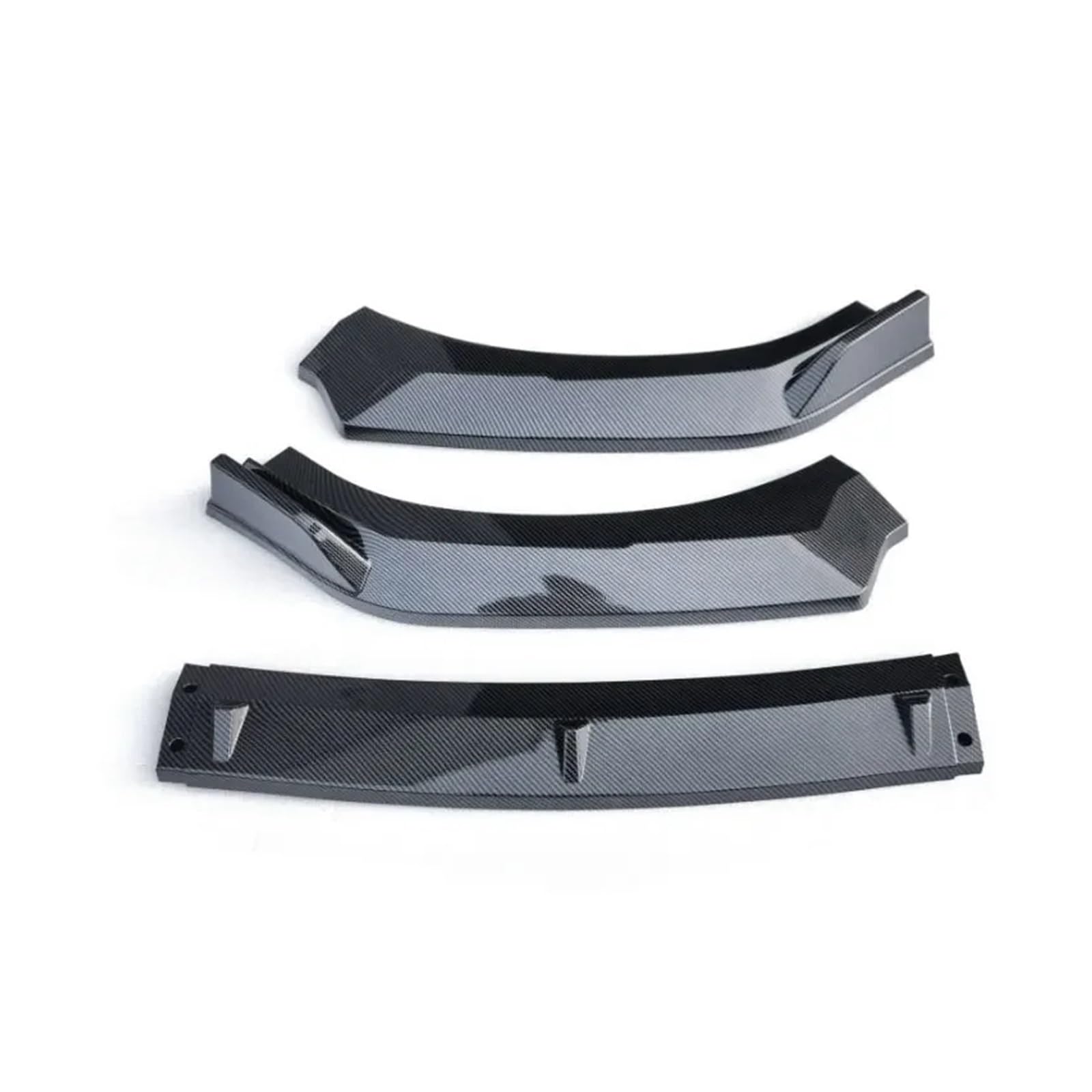 Auto Spoilerlippe Für Subaru Für BRZ 2022 2023 2024 Bumper Spoiler Front Splitter Auto Körper Kit Glänzend Schwarz Röcke Lip Auto-Frontspoiler(Carbon Paint) von KUVIEZ
