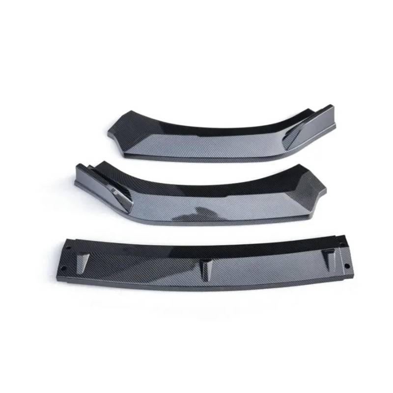 Auto Spoilerlippe Für Subaru Für BRZ 2022 2023 2024 Bumper Spoiler Front Splitter Auto Körper Kit Glänzend Schwarz Röcke Lip Auto-Frontspoiler(Carbon Paint) von KUVIEZ