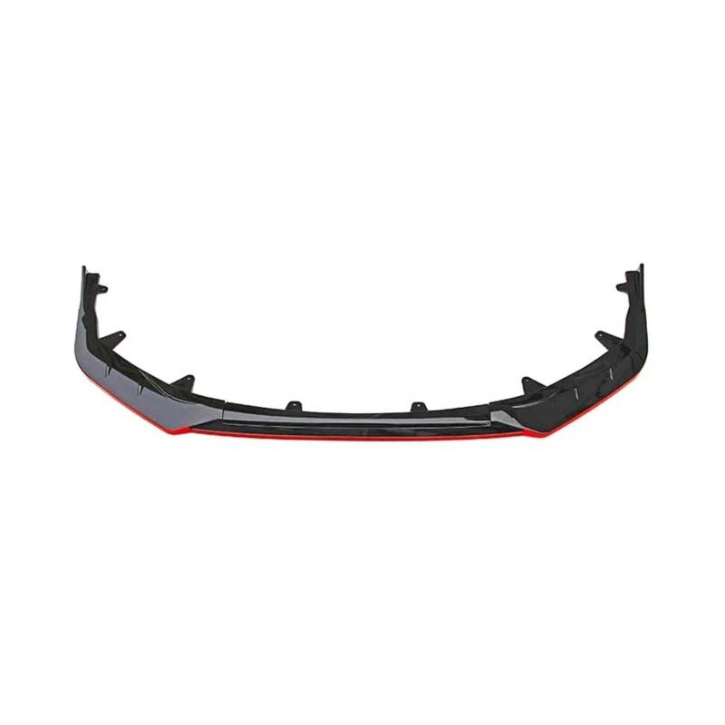 Auto Spoilerlippe Für Toyota Für Corolla Für XSE Für Levin Amerikanischen Edition 2020 2023 Splitter Frontschürze Spoiler Röcke Lip Body Kit Auto-Frontspoiler(Gloss Black - Red) von KUVIEZ