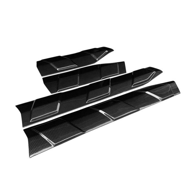 Auto Spoilerlippe Für Toyota Für Rav4 2019 2020 2021 2022 2023 Auto Tür Panel Dekorative Platten Schutz Modifikation Kit Zubehör Aussehen Upgrade Auto-Frontspoiler(Kohlefaser-Optik) von KUVIEZ