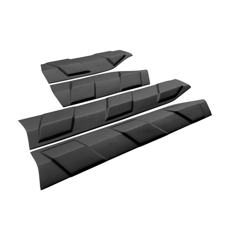 Auto Spoilerlippe Für Toyota Für Rav4 2019 2020 2021 2022 2023 Auto Tür Panel Dekorative Platten Schutz Modifikation Kit Zubehör Aussehen Upgrade Auto-Frontspoiler(Matt Black) von KUVIEZ