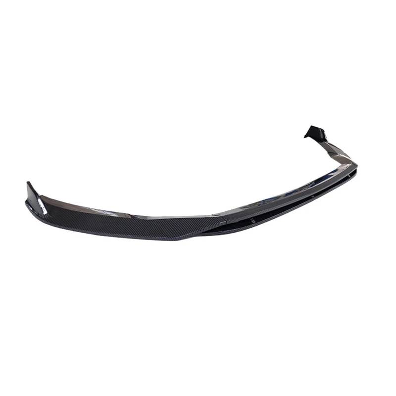 Auto Spoilerlippe Für VW Für Arteon CC 2019 2020 2021 Frontschürze Spoiler Schutz Platte Lip Body Kit Dekorative Streifen Kinn Schaufel Auto-Frontspoiler(Carbon Look) von KUVIEZ