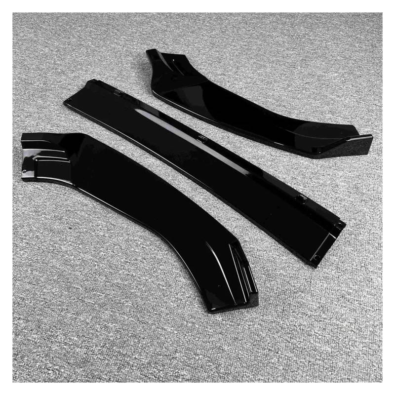 Auto Spoilerlippe Für VW Für Golf 7 7,5 Für GTI Für GTD R Für Linie 2013-2020 Glanz Schwarz Front Stoßstange Splitter Lip Stoßstange Diffusor Spoiler Schutz Auto-Frontspoiler von KUVIEZ