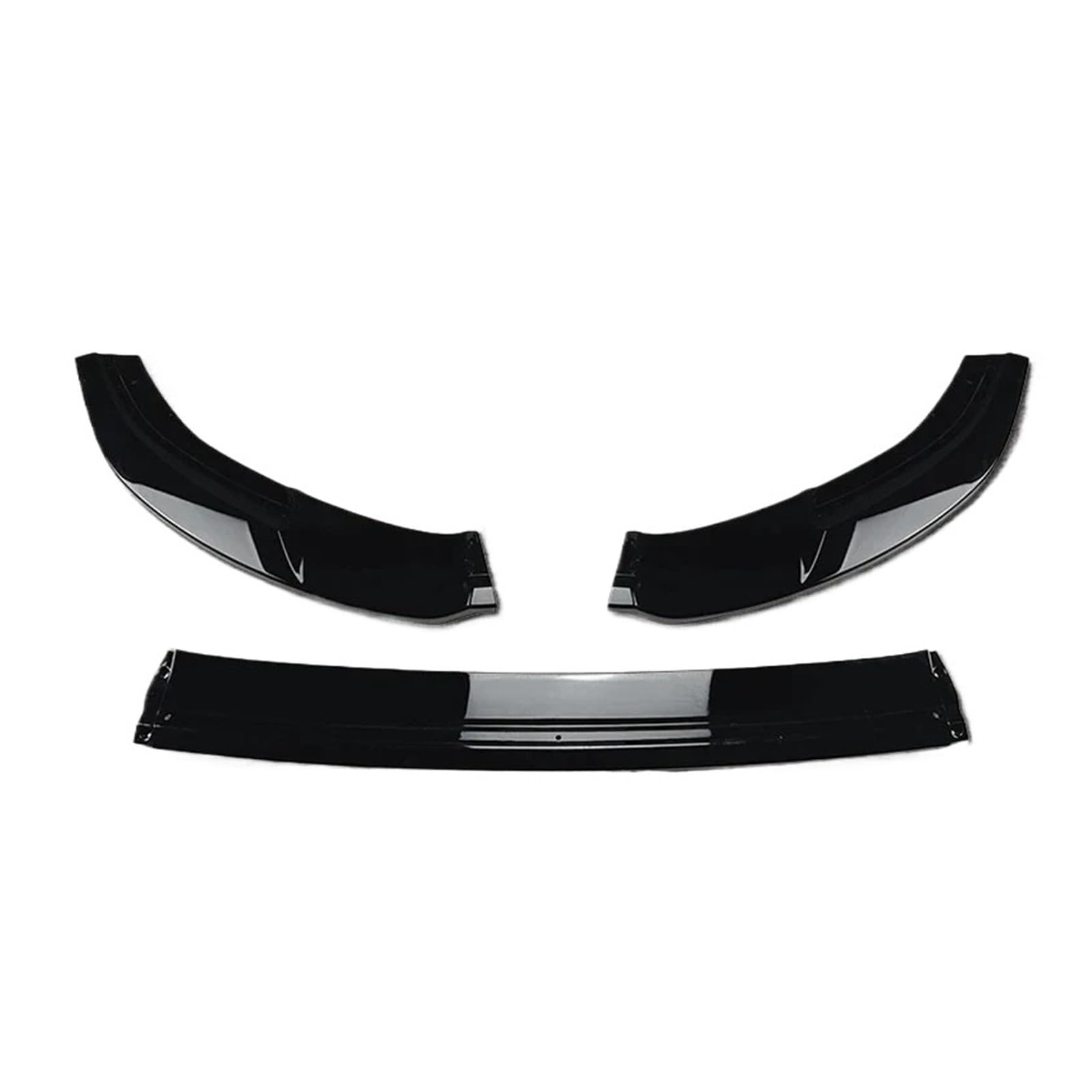 Auto Spoilerlippe Für VW Für Golf 7 MK7.5 Für GTI R Für Linie 2012 13 14 15 16 17 2018 2019 Stil Frontschürze Lip Spoiler Splitter Schutz Abdeckung Auto Body Kits Auto-Frontspoiler(Glossy Black) von KUVIEZ
