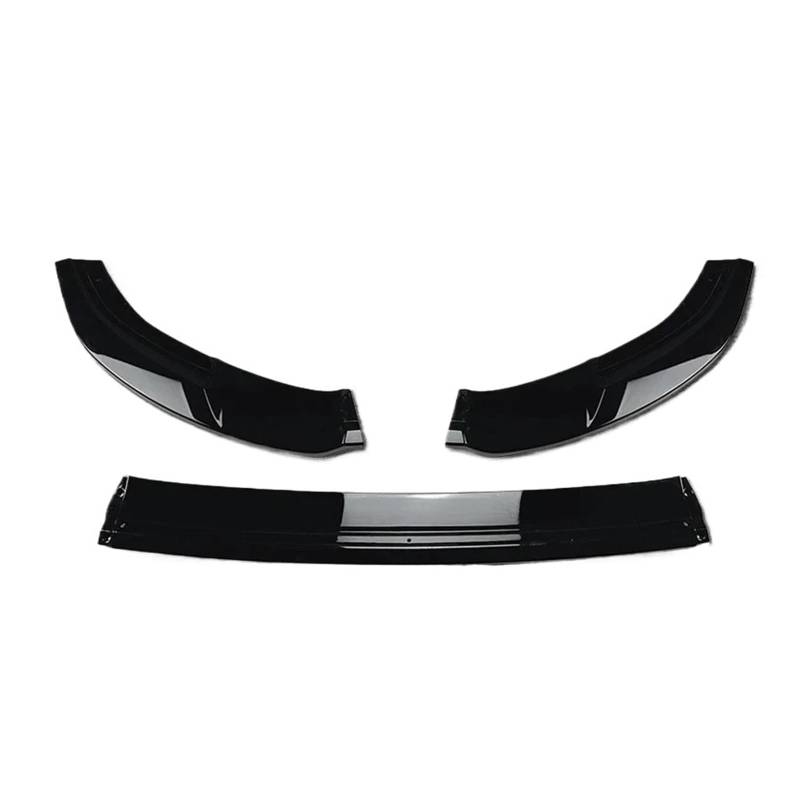 Auto Spoilerlippe Für VW Für Golf 7 MK7.5 Für GTI R Für Linie 2012 13 14 15 16 17 2018 2019 Stil Frontschürze Lip Spoiler Splitter Schutz Abdeckung Auto Body Kits Auto-Frontspoiler(Glossy Black) von KUVIEZ