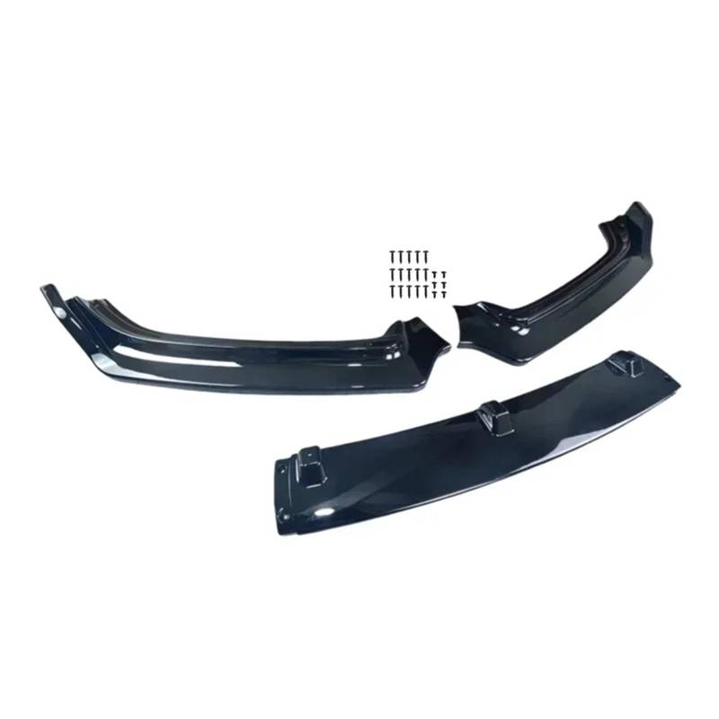 Auto Spoilerlippe Für VW Für Polo MK5 6R 6C Für TDI Für TSI Für MPI 2009-2018 Auto Vorderen Stoßfänger Lip Kinn Spoiler Splitter Lip Schutz Schutz Abdeckung Auto-Frontspoiler(Glossy Black 14-18) von KUVIEZ