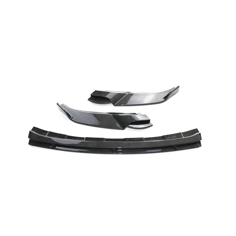 Auto Spoilerlippe Für VW Für T-ROC/T Für ROC Für TSI Für TDI 2017-2022 Frontschürze Lip Spoiler Tuning Body Kit Auto Glänzend Schwarz Splitter Diffusor Zubehör Auto-Frontspoiler(Carbon Look) von KUVIEZ