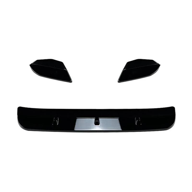 Auto Spoilerlippe Für X3M F97 X4M F98 Für Pre-LCI Wettbewerb Sport 2019 2020 2021 Front Stoßstange Separator Lip Body Kit Ente Lip Separator Auto-Frontspoiler(Gloss Black) von KUVIEZ