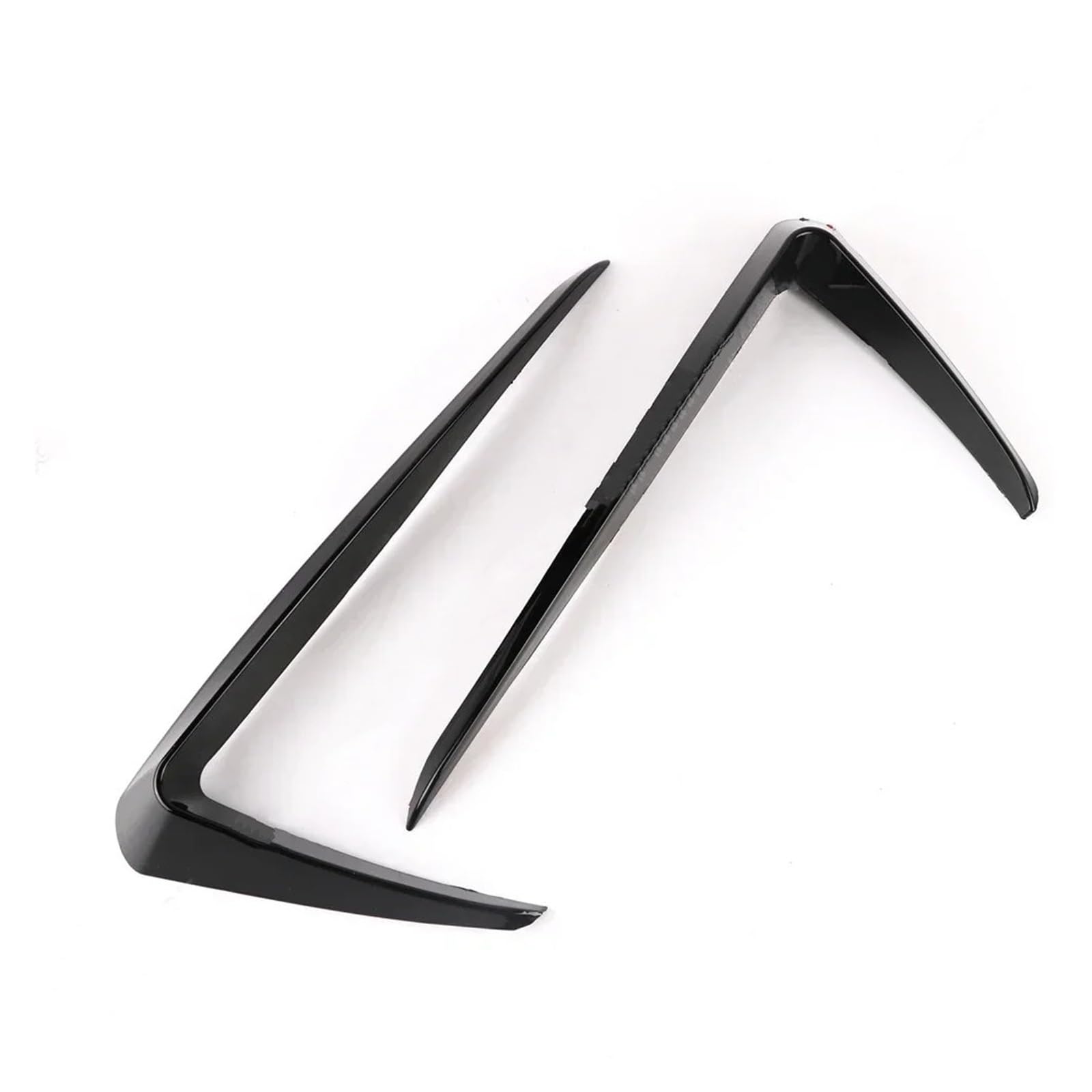 Auto Spoilerlippe Splitter Spoiler Für VW Für Golf 7 MK7 Für GTI Für GTD 2012–2017 Frontstoßstange Seitliche Lüftungsschlitze Ansaugrahmen Grill Canard-Lippe Auto-Frontspoiler(Gloss Black A) von KUVIEZ