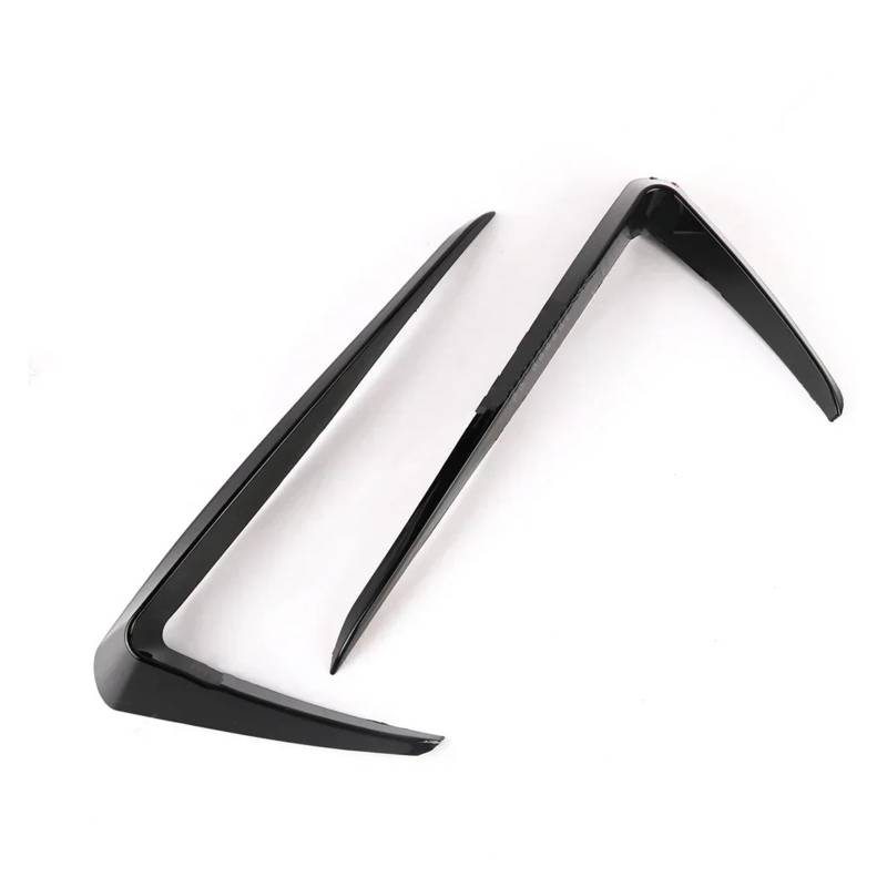 Auto Spoilerlippe Splitter Spoiler Für VW Für Golf 7 MK7 Für GTI Für GTD 2012–2017 Frontstoßstange Seitliche Lüftungsschlitze Ansaugrahmen Grill Canard-Lippe Auto-Frontspoiler(Gloss Black A) von KUVIEZ