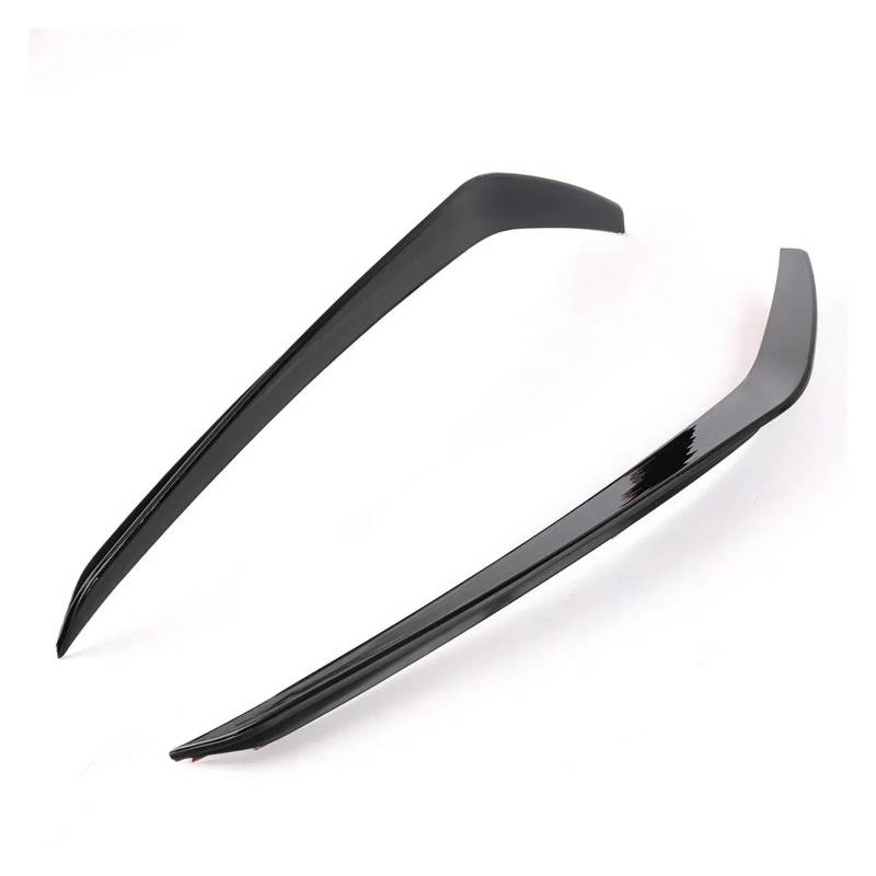 Auto Spoilerlippe Splitter Spoiler Für VW Für Golf 7 MK7 Für GTI Für GTD 2012–2017 Frontstoßstange Seitliche Lüftungsschlitze Ansaugrahmen Grill Canard-Lippe Auto-Frontspoiler(Gloss Black B) von KUVIEZ