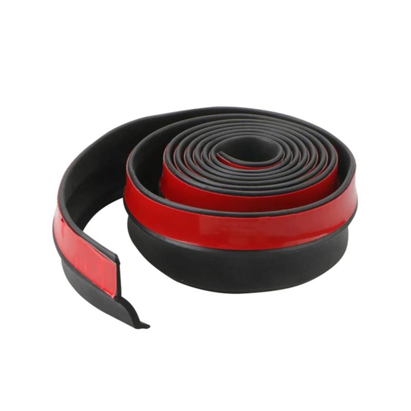 Auto Spoilerlippe Universal 60mm Breite 2,5M Auto Front Stoßstange Spoiler Lippen Schutz Aufkleber Auto Front Stoßstange Lippe Gummi Auto Stoßstange Protektoren Auto-Frontspoiler von KUVIEZ