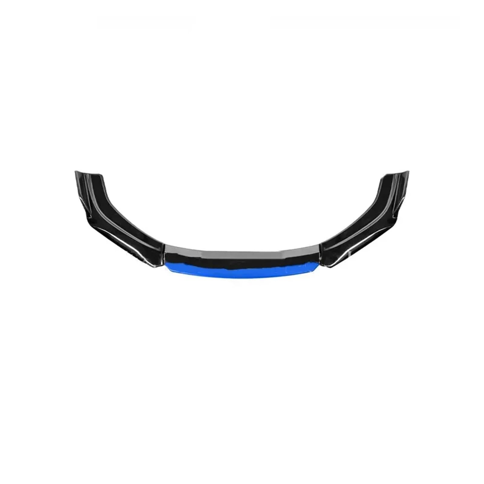 Auto Spoilerlippe Universal Auto Front Lip Bumper Spoiler Diffusor Körper Modifikation Kollision Und Kratzfestigkeit Externe Helle Schwarz Zubehör Auto-Frontspoiler(Black Blue Head) von KUVIEZ