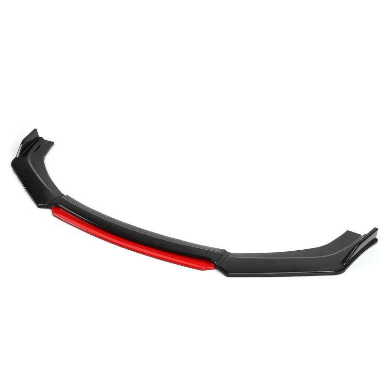 Auto Spoilerlippe Universal Front Bumper Lip Spoiler Chin Body Kit Schutz PP Auto Auto Außen Aerodynamische Teile Auto-Frontspoiler von KUVIEZ