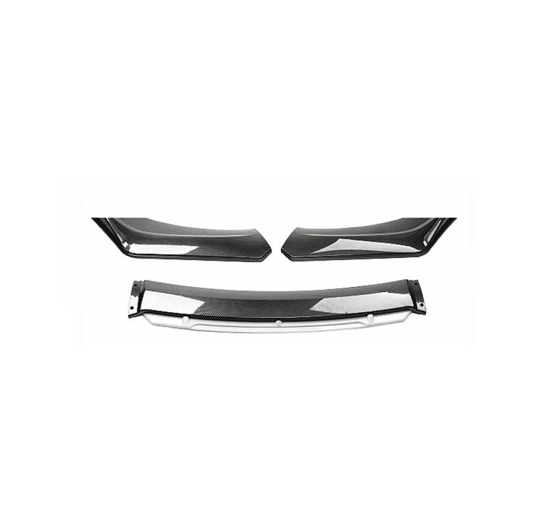 Auto Spoilerlippe Universal Für A3 Für A4 Für A6 Q3 S3 S4 S6 B6 B7 B8 B8.5 Zubehör Limousine Frontschürze Lippe Kinn Spoiler Splitter Diffusor Bodykit Auto-Frontspoiler(Carbon White) von KUVIEZ