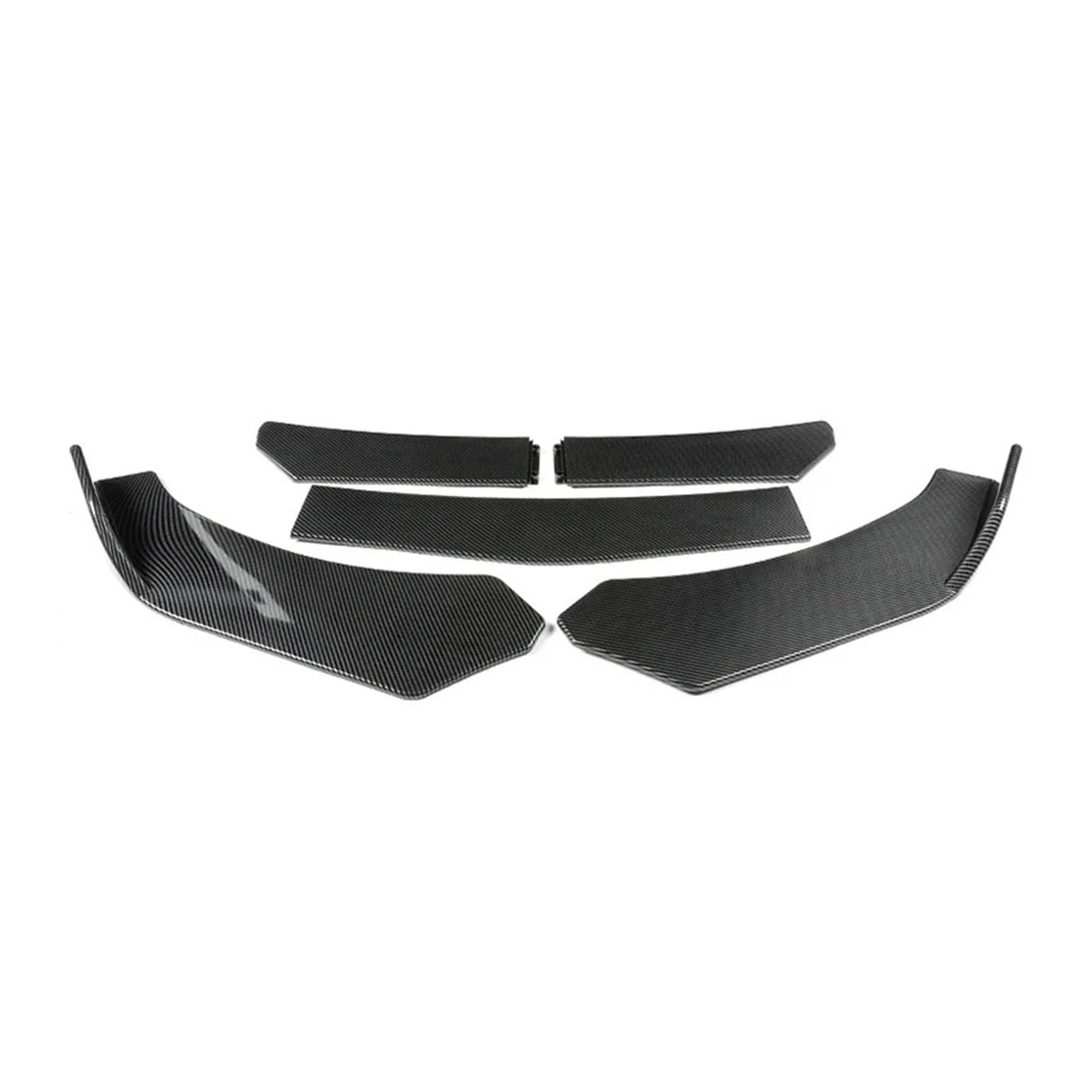 Auto Spoilerlippe Universeller Frontlippenspoiler-Stoßfänger, Verstellbarer Frontsplitter-Diffusor-Unterkörpersatz Auto-Frontspoiler(Kohlefaser) von KUVIEZ