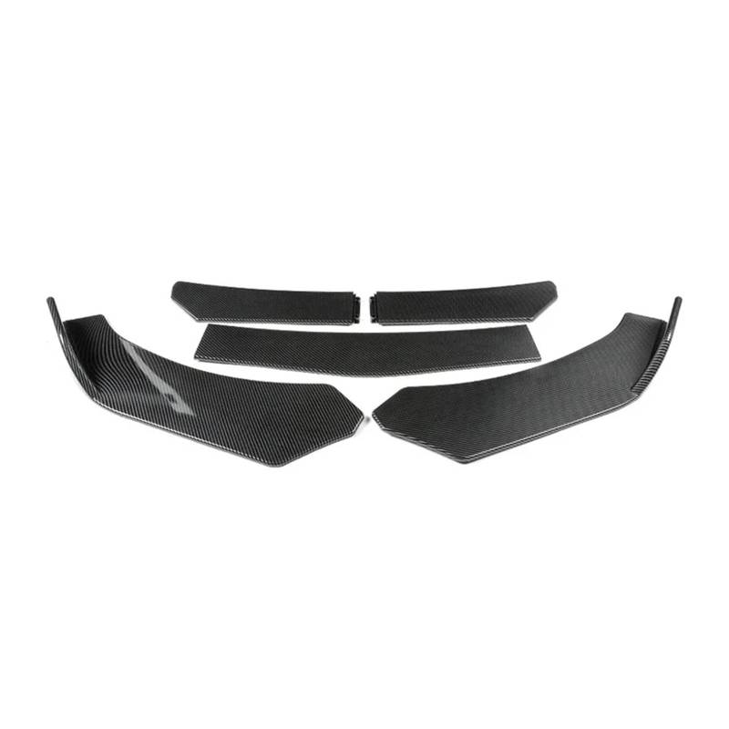 Auto Spoilerlippe Universeller Frontlippenspoiler-Stoßfänger, Verstellbarer Frontsplitter-Diffusor-Unterkörpersatz Auto-Frontspoiler(Kohlefaser) von KUVIEZ