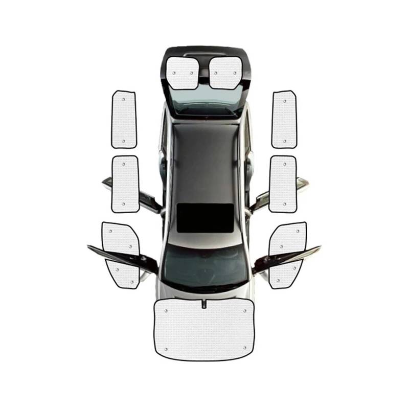 Sonnenblende Auto-Sonnenschutz Für Fenster UV-Schutz Aufkleber Sonnenschutz Für Ford Für Transit Für Tourneo Für Custom 2012–2021 2013 2017 2020 Autofenster Sonnenschutz(All Windows) von KUVIEZ