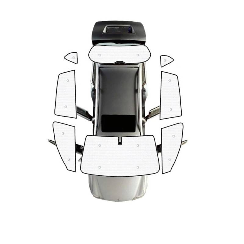 Sonnenblende Auto-Sonnenschutz Für Ford Für Focus 4 MK4 IV C519 SA ST 2019 2020 2021 2022 2023 2024 Sonnenschutz Die Windschutzscheibe Seitenfenster Sichtschutz Autofenster Sonnenschutz(All Sunshades) von KUVIEZ