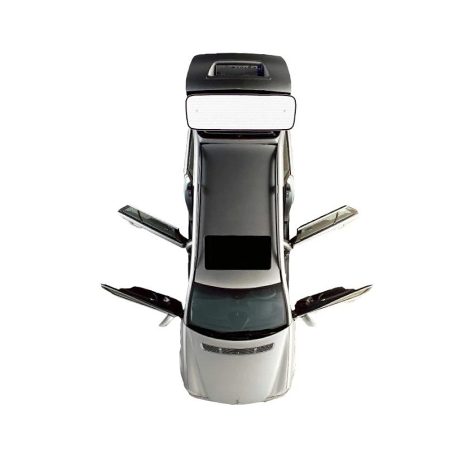Sonnenblende Auto-Sonnenschutz Für Mitsubishi Für Delica D:3 Für Van 2009 10 11 12 13 2014 2015 2016 2017 2018 2019 2020 2021 2022 2023 2024 Sichtschutz Autofenster Sonnenschutz(Rear Windshield) von KUVIEZ