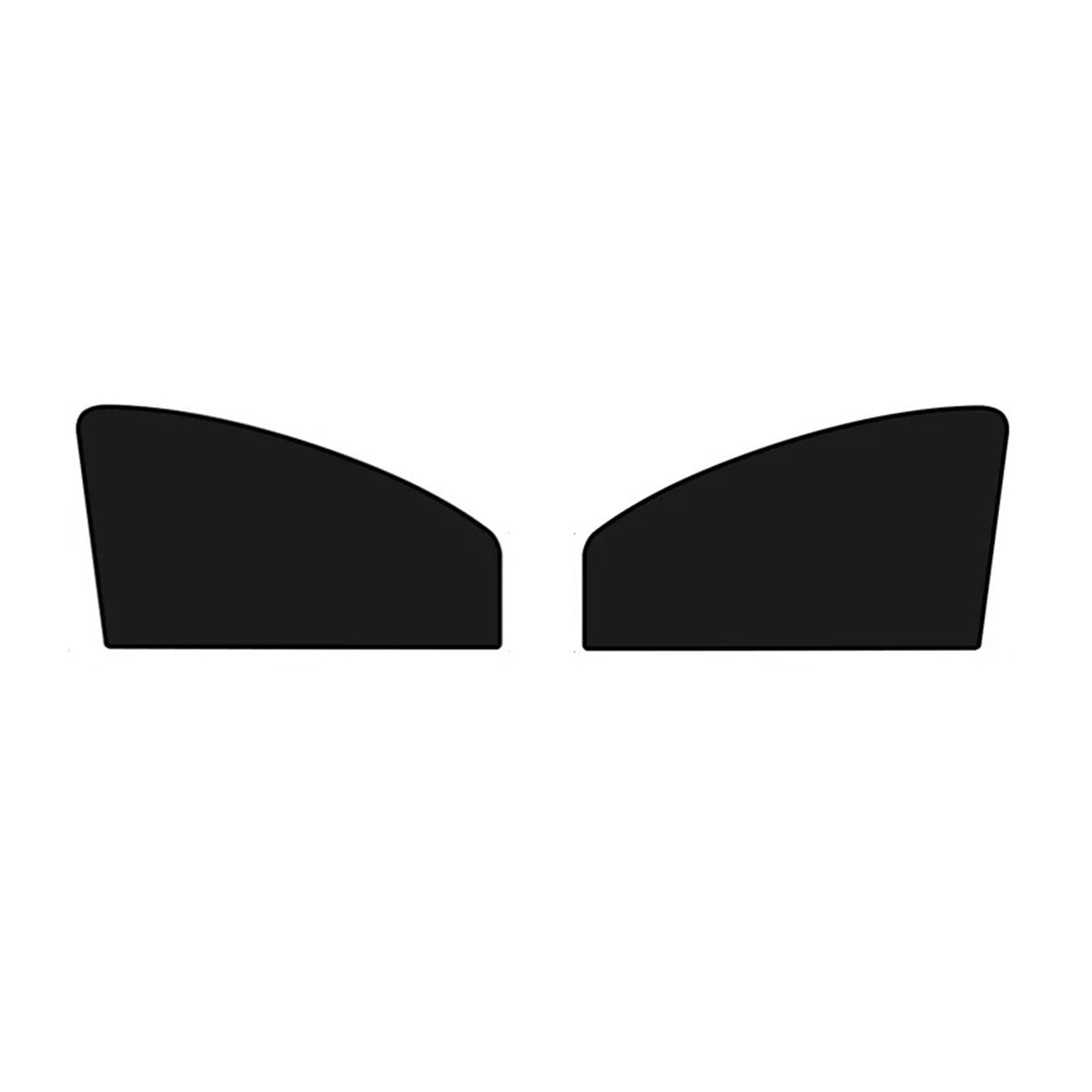 Sonnenblende Autofenster Sonnenschutzabdeckung Magnetischer Sonnenschutz UV-Schutz Vollständige Verdunkelungsfolie Autofenster Schwarze Vorhangabdeckungen Autofenster Sonnenschutz(2pcs Front Set) von KUVIEZ