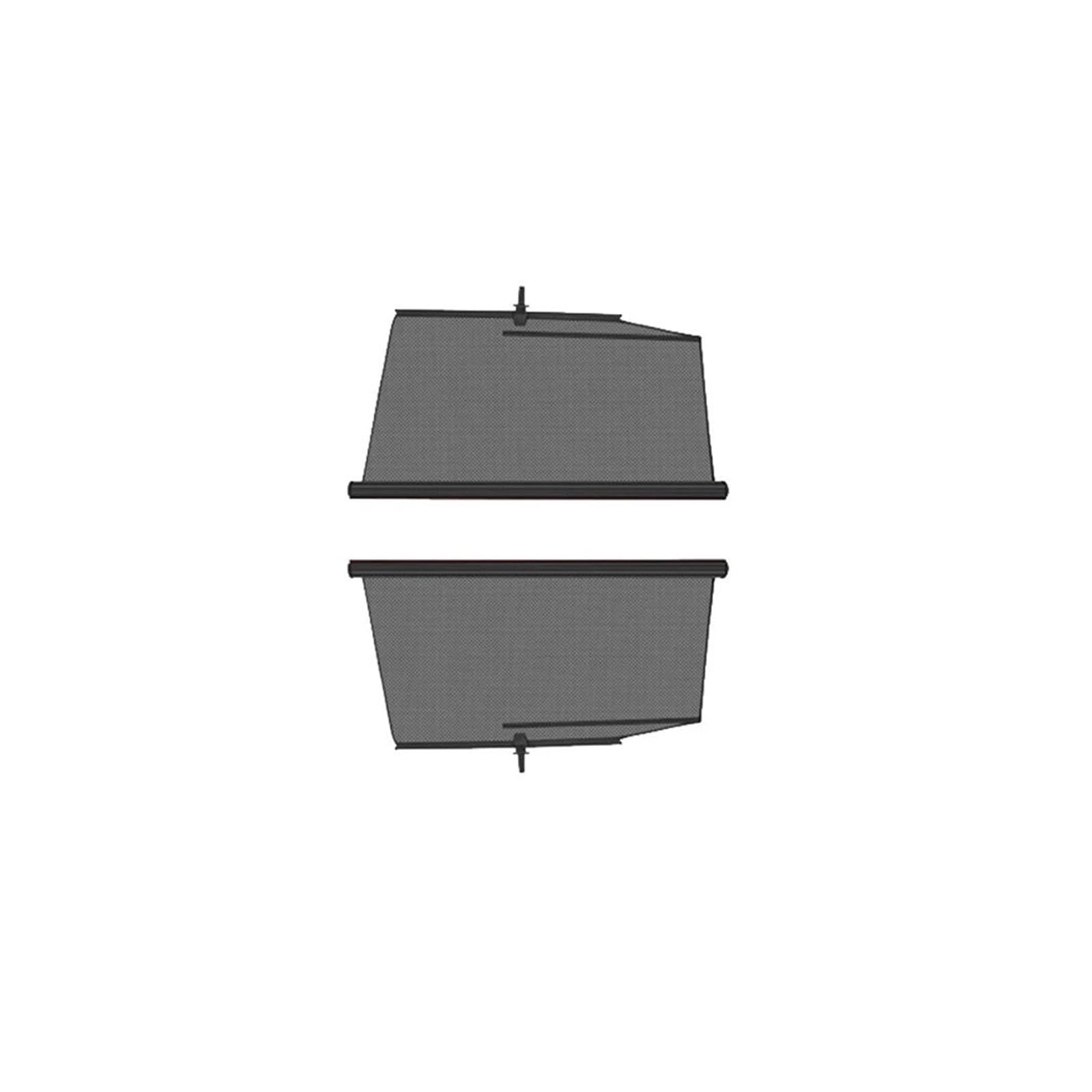 Sonnenblende Fensterheber-Sonnenschutz Einziehbarer Seitenfenster-Sonnenschutz Blocklift-Sonnenschutz Teleskop-Schattenvorhang Für Tesla Für Modell 3/Y Autofenster Sonnenschutz(3 2PCS Rear) von KUVIEZ