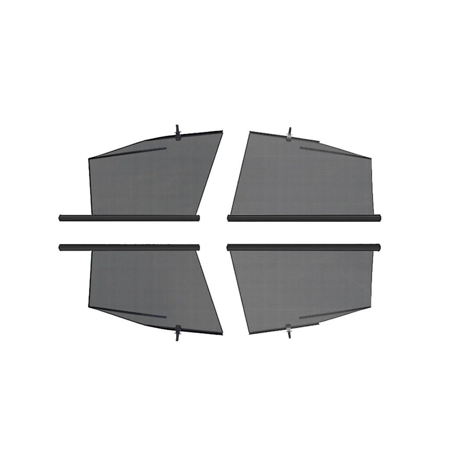 Sonnenblende Fensterheber-Sonnenschutz Einziehbarer Seitenfenster-Sonnenschutz Blocklift-Sonnenschutz Teleskop-Schattenvorhang Für Tesla Für Modell 3/Y Autofenster Sonnenschutz(Y 4PCS) von KUVIEZ