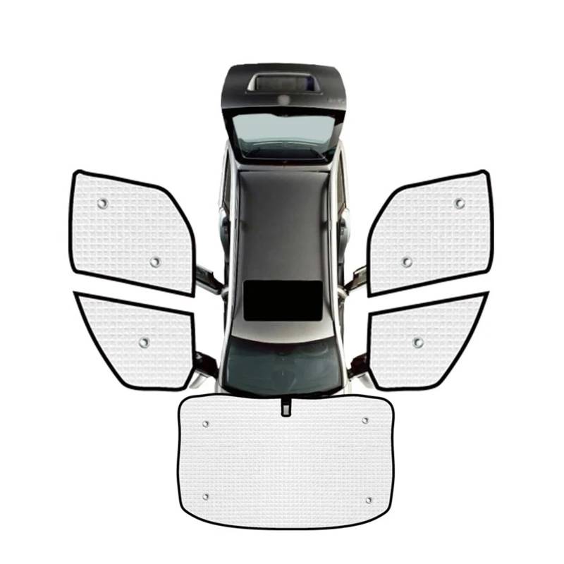 Sonnenblende Für Ford Für Transit Für Custom 2012 2013-2017 2018 2019 2020 2021 Auto Sonnenschutz Fenster Anti-Uv Sonnenschutz Aufkleber Sunshadin Autofenster Sonnenschutz(Front Windows 5pcs) von KUVIEZ
